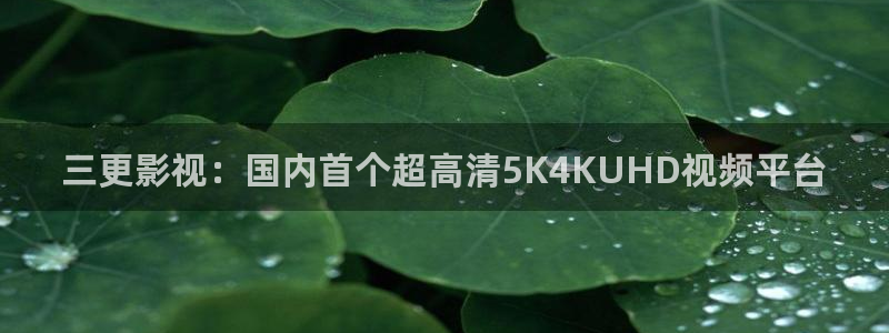 草民影：三更影视：国内首个超高清5K4KUHD视频平台
